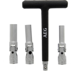 Clé a bougie préchauffage diesel 3 douilles 8-10-12mm - AEG - taille standard...