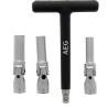 Clé a bougie préchauffage diesel 3 douilles 8-10-12mm - AEG - taille standard...