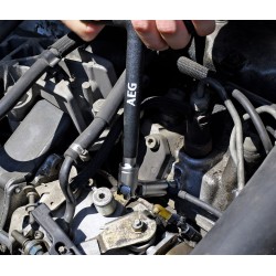 Clé a bougie préchauffage diesel 3 douilles 8-10-12mm - AEG - taille standard...