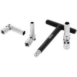 Clé a bougie préchauffage diesel 3 douilles 8-10-12mm - AEG - taille standard...
