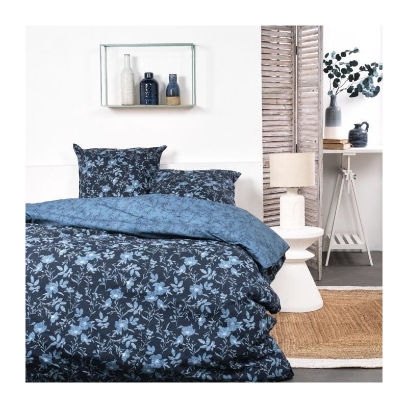 Parure de lit - TODAY Sunshine - 240x260 cm - 2 personnes - coton imprimé floral