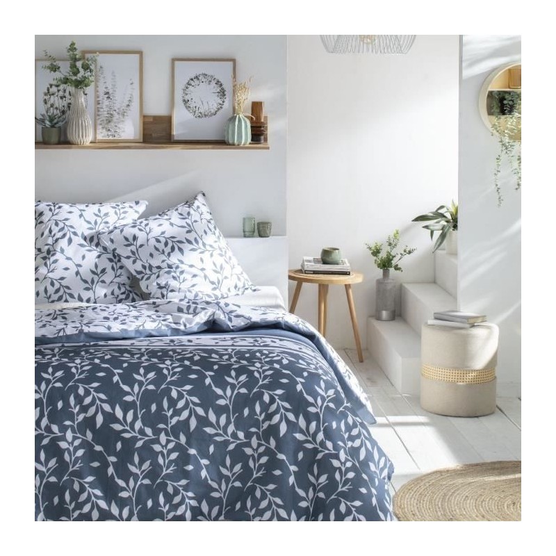 Parure de lit - TODAY Flower garden - 220x240 cm - 2 personnes - coton imprim...