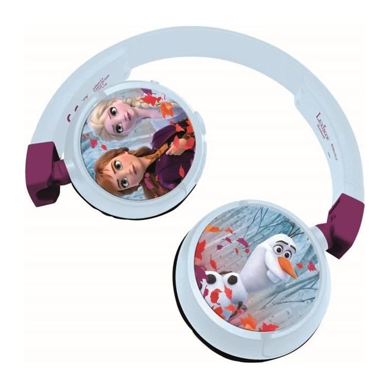 Casque audio enfant - LA REINE DES NEIGES 2 - Bluetooth - Limitation de son -...