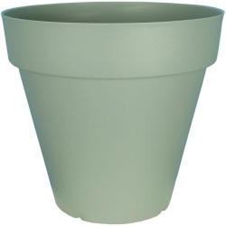 Pot de fleurs rond RIVIERA SOLEILLA - Plastique 100% recycleble - D59 x H54 -...
