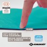 Tapis de yoga - FITNESS - SCHILDKRÖT - 183 x 61 cm - 4 mm - Sac inclus - Bleu...