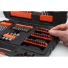 Coffret perçage vissage - BLACK+DECKER - A7231-XJ - 76 Accessoires - forets, ...