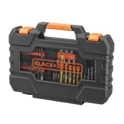 Coffret perçage vissage - BLACK+DECKER - A7231-XJ - 76 Accessoires - forets, ...