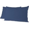 LOVELY HOME Lot de 2 taies d'oreiller rectangulaires - 50 x 70 cm - 100% coto...