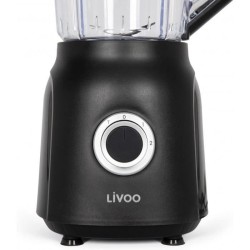 Blender - LIVOO - 1,5 L - 600 W - 22 000 tours/min - 2 vitesses - Noir