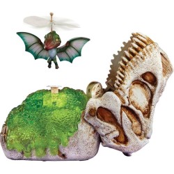 GrossMos Flying - Découvre ton dinosaure volant - Vert - 3 modeles a