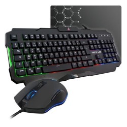 Pack Gamer 3 en 1 - The G-Lab - COMBO HELIUM - Souris Filaire - Clavier Filai...
