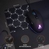 Pack Gamer 3 en 1 - The G-Lab - COMBO HELIUM - Souris Filaire - Clavier Filai...