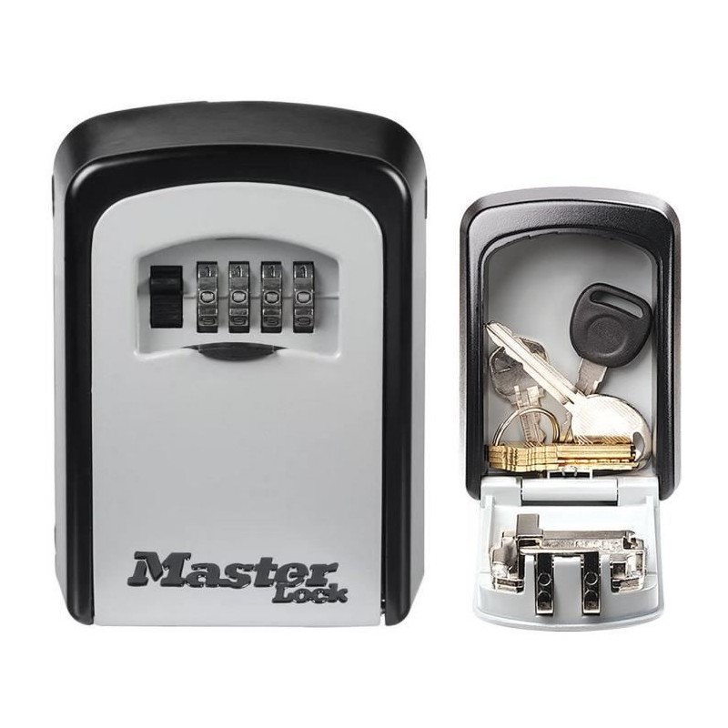 MASTER LOCK Boite a clés sécurisée [Medium] [Fixation murale] - 5401EURD - Se...