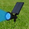 Pack de 2 Spots solaires extérieur étanches - LUMISKY - 4 LEDs colorées RGB -...