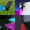 Pack de 2 Spots solaires extérieur étanches - LUMISKY - 4 LEDs colorées RGB -...