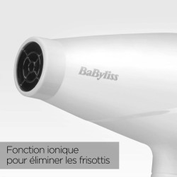 Seche-cheveux - BaByliss - 6704WE Speed Pro 2000 - Moteur AC - Fabriqué en It...