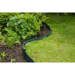 Bordure de jardin en polypropylene NATURE - Epaisseur 3 mm - H 15 cm x 10 m -...
