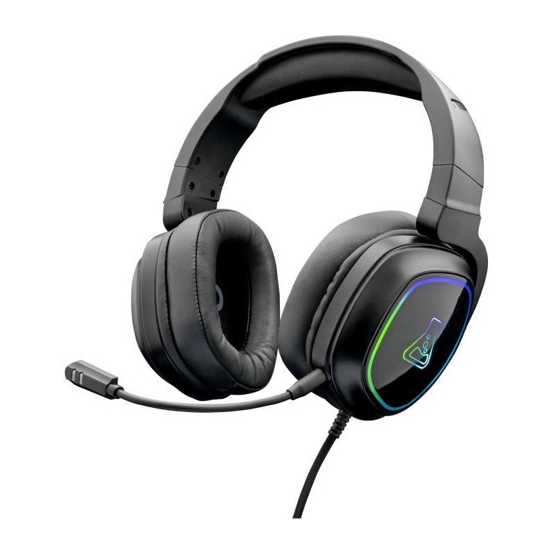 Casque Gamer Filaire - The G-Lab - KORP RADIUM - Microphone - RGB - Noir