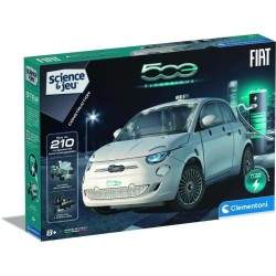 Clementoni - Coffret de construction Fiat 500 électrique -