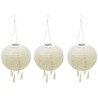 Suspension solaire LED - LUMISKY - HIMALAYA - Ø30cm - Beige, creme et mariage...