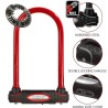 MASTER LOCK Antivol Vélo U [A Clé] [Support de Vélo Universel] [Antivol Certi...