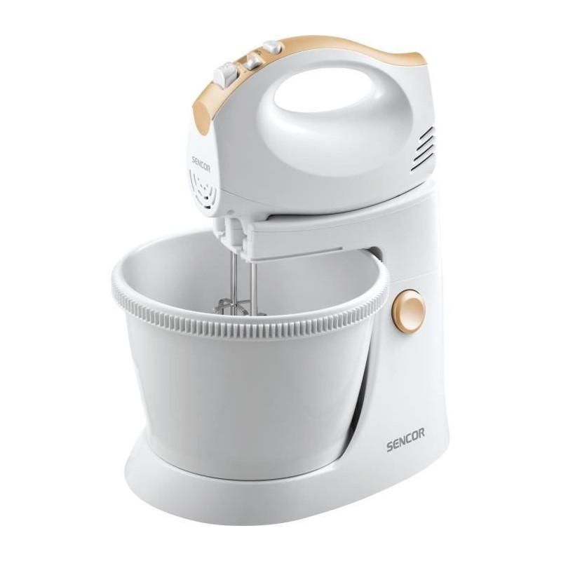 Batteur a main avec bol rotatif - SENCOR - SHM 5330-EUE3 - 500 W - Blanc