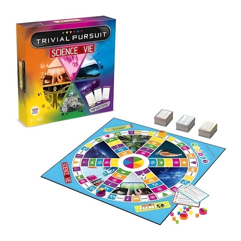TRIVIAL PURSUIT SCIENCE & VIE - Jeu de plateau - WINNING MOVES