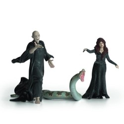 Coffret figurines Voldemort, Nagini et Bellatrix, Schleich 42684