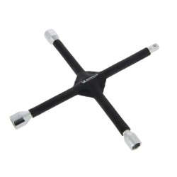 Clé en croix démonte-roue - MICHELIN - 17/19/21mm et carré 1/2 - Renforcée - ...