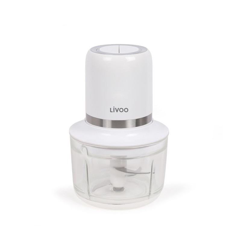 Hachoir électrique sans fil - LIVOO - 200 W - 2 vitesses - 1,2 L - 4 lames en...