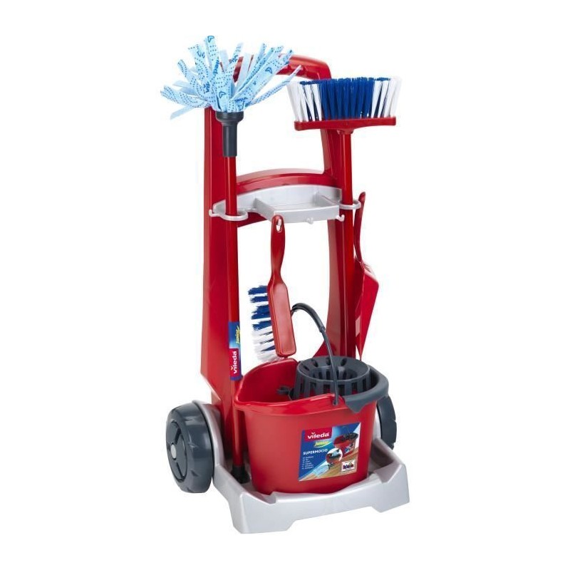 Chariot de ménage Vileda avec accessoires - KLEIN - 6741