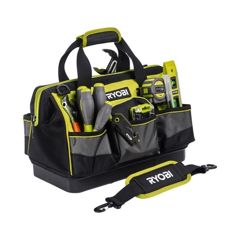 RYOBI - Sac avec fond renforcé 38 x 29 x 20,5 cm pour 1 ou 2 outils  - RSSSTB1