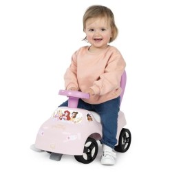 Smoby - Porteur auto enfant 2 en 1 - Disney Princesse - Coffre sous la selle ...
