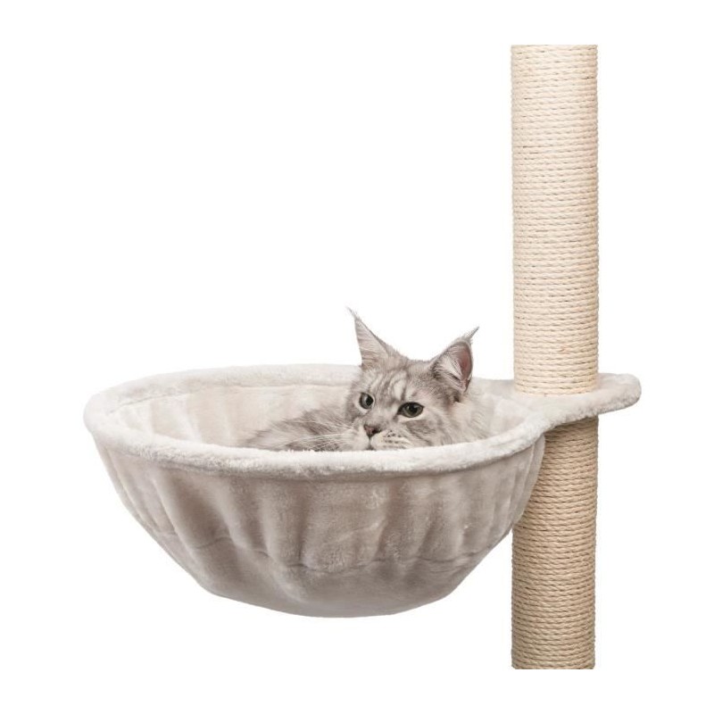TRIXIE Sac confort XL pour arbre a chat - Gris clair - Pour chat
