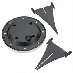 Lot de 8 spots solaires ronds inox encastrable ou a piquer - LUMISKY - DECKY ...