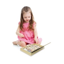 LEXIBOOK - Bio Toys - L'Ecole des mots bilingue Français / Anglais – Jeu en Bois
