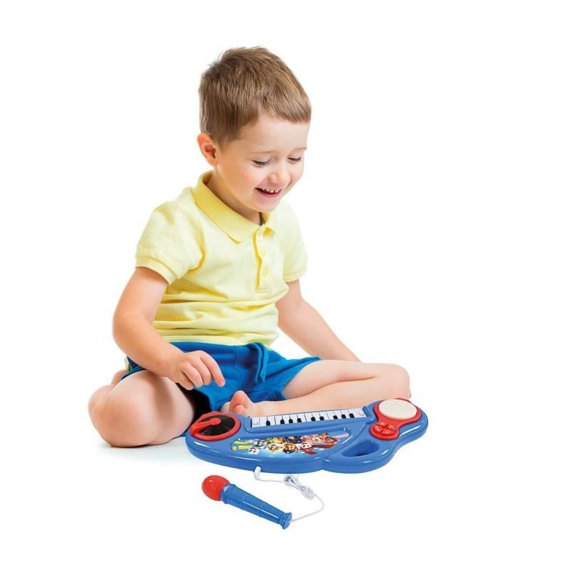 Piano électronique pour enfants La Pat' Patrouille avec effets lumineux