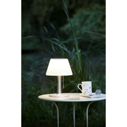 Lampe de table solaire G2 tres éclairante - GALIX - 100 Lumens - Plastique et...