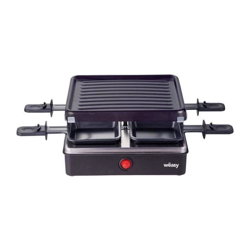 Appareil a raclette WEASY - LUGA40 - Jusqu'a 4 personnes - Revetement anti-ad...