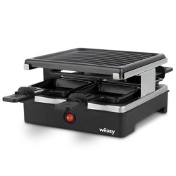 Appareil a raclette WEASY - LUGA40 - Jusqu'a 4 personnes - Revetement anti-ad...