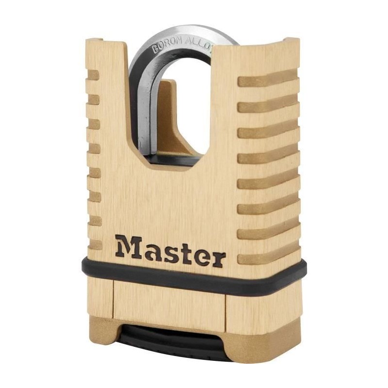 Cadenas en Laiton Massif Haute Sécurité - MASTER LOCK - M1177EURDCC - Anse Pr...