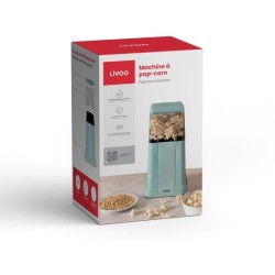 Machine a pop-corn - LIVOO - DOM497 - 1200W - 100g de mais - Arret automatiqu...