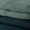 Lot de 5 Draps de Bain TODAY 70x130 cm 100% Coton - 3 paon + 2 celadon