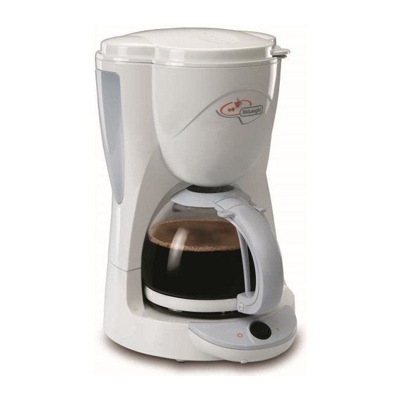 Cafetiere filtre - DELONGHI - ICM2.1 - 1000W - 10 tasses - Blanc