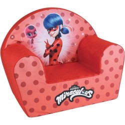 Fauteuil club Lady Bug - FUN HOUSE - Plush - Pour enfant - l.52 x P.33 x H.42...