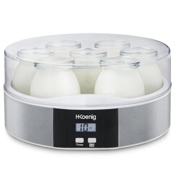 Yaourtiere HKoeNIG - ELY70 - Capacité 7 pots de 160ml - Programmable jusqu'a ...