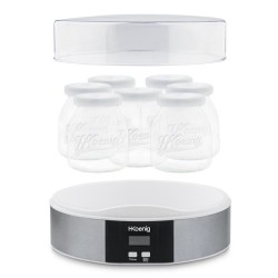 Yaourtiere HKoeNIG - ELY70 - Capacité 7 pots de 160ml - Programmable jusqu'a ...