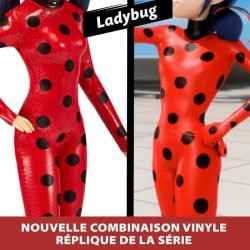 BANDAI - Miraculous Ladybug - Poupée mannequin 26 cm - Ladybug avec son télép...
