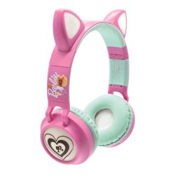 Casque enfant - LEXIBOOK - Barbie - Bluetooth 5.0 - Effets lumineux - Microph...