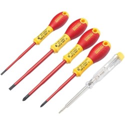 Jeu de 5 Tournevis - STANLEY FATMAX - XTHT0-62692 - Isolés 1000V - Electricie...